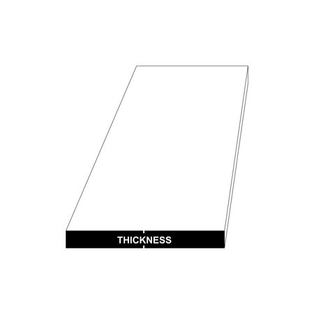 ONLINEMETALS 0.5" Polycarbonate Sheet Clear 7460